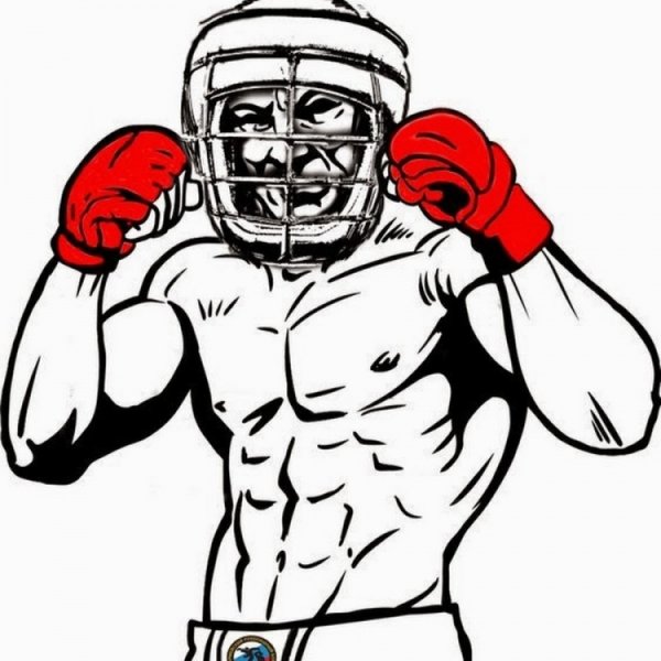 Боец рисунок