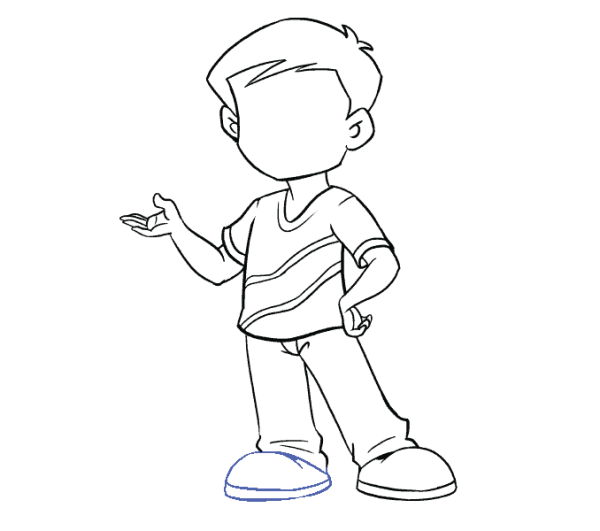 Мальчик подросток рисунок