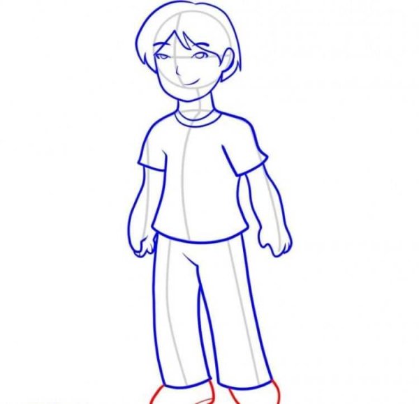 Человечек рисунок для детей