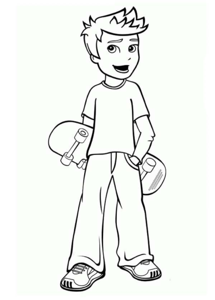 Малыш раскраска. Для мальчиков
