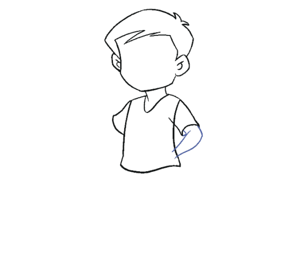 Поэтапное рисование человека для детей