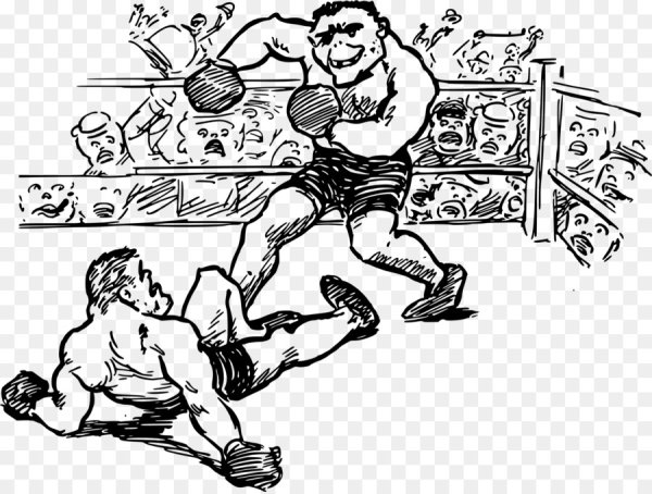 Рисунок боксера карандашом