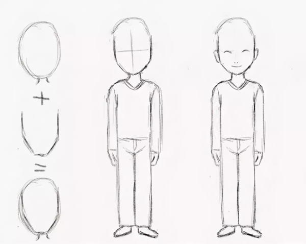 Мальчик и девочка рисунок