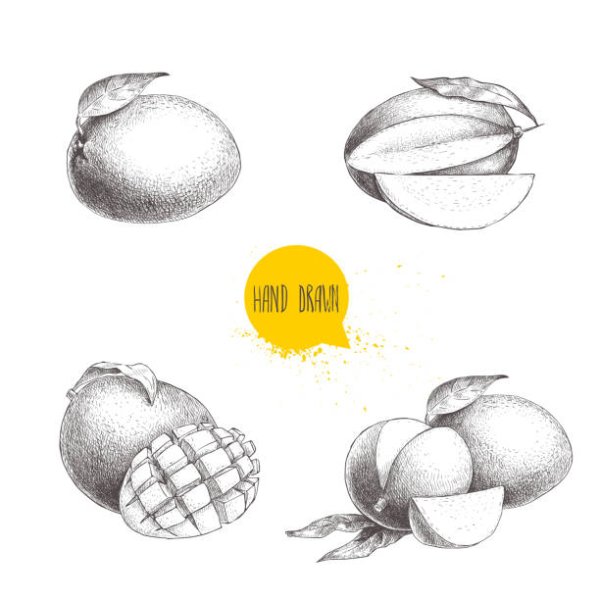 Манго карандашом