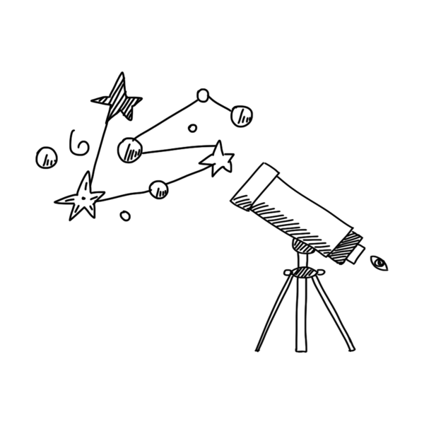 Телескоп раскраска