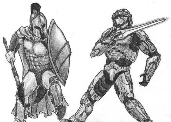 Скетч Спартанец