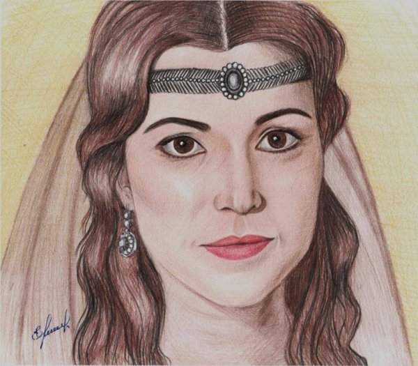 Султан Сулейман карандашом