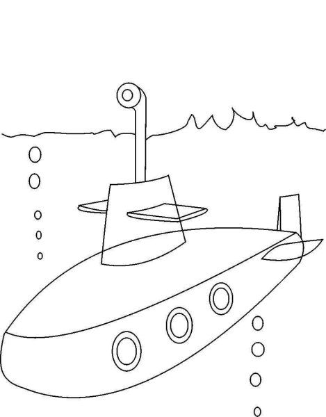 Подводная лодка набросок