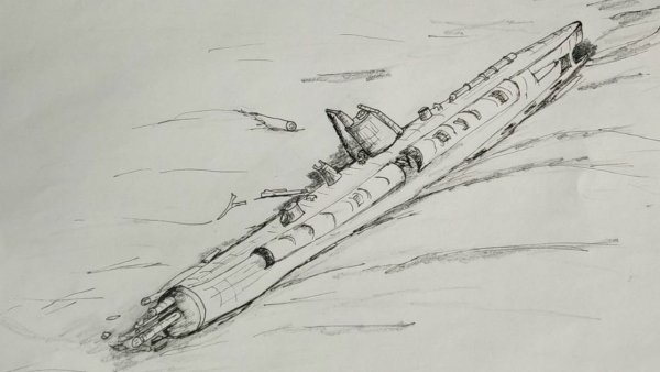 Подводная лодка к 19 раскраска