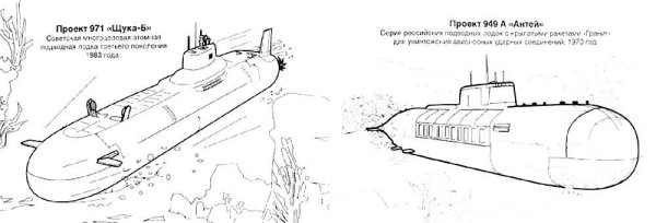 Подводная лодка раскраска для малышей