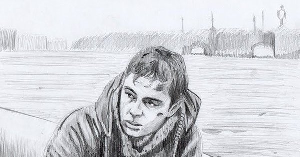 Сергей Бодров рисунок карандашом