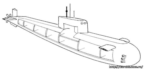 Подводная лодка для выжигания