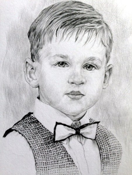 Детский портрет брата