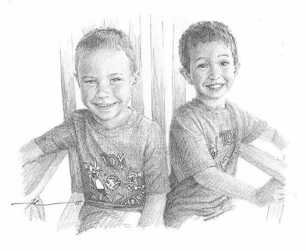 Нарисовать брата