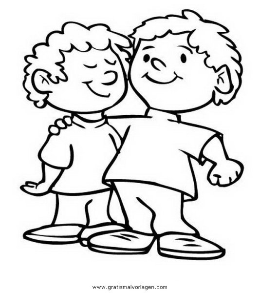 Друзья мальчики раскраска для детей