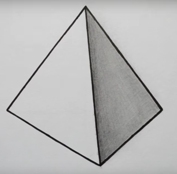 Объемный треугольник