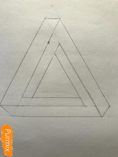 Рисунки треугольниками лёгкие