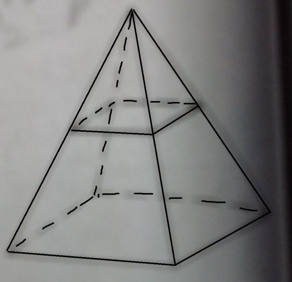 Пирамида (с основой четырёхугольник).
