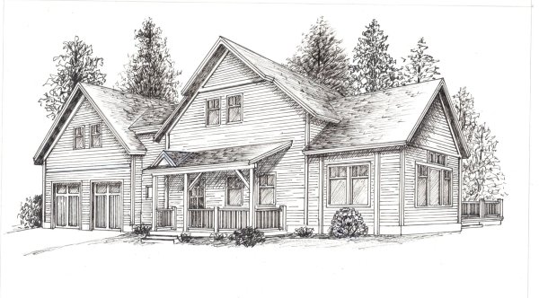 Эскизы домов