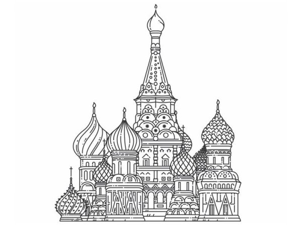 Казанский Кремль рисунок