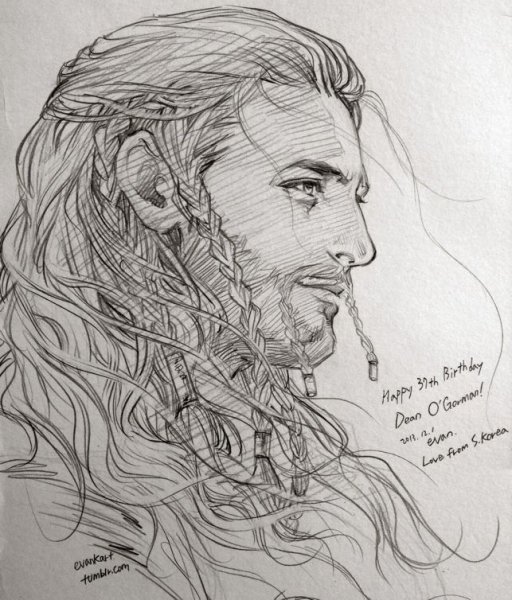 Портрет Кили Хоббит