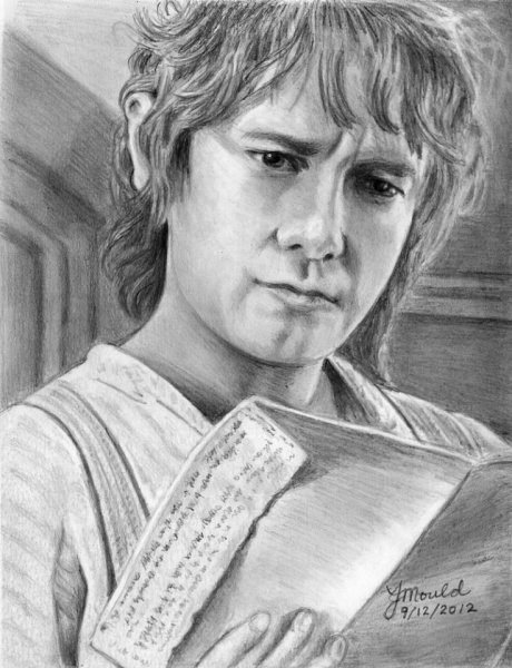 Арагорн Властелин колец карандашом