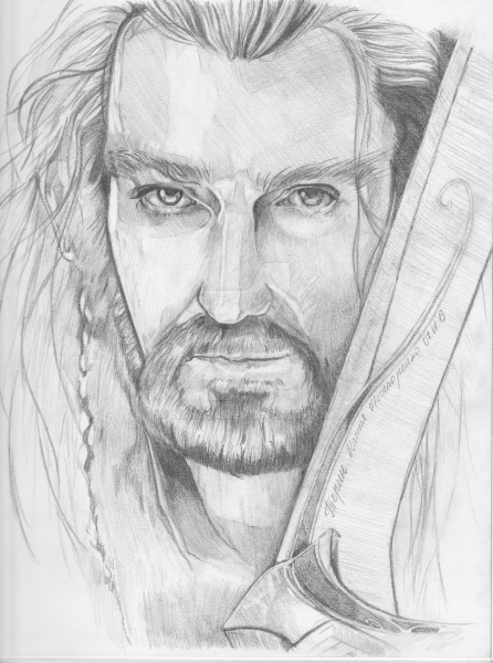 Гэндальф эскиз Толкина