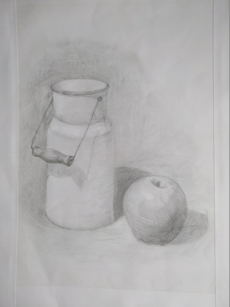 Натюрморт с бидоном