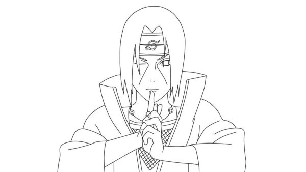 Итачи карандашом