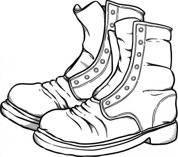 Ботинки рисунок