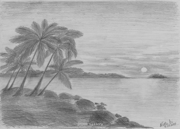 Волны карандашом