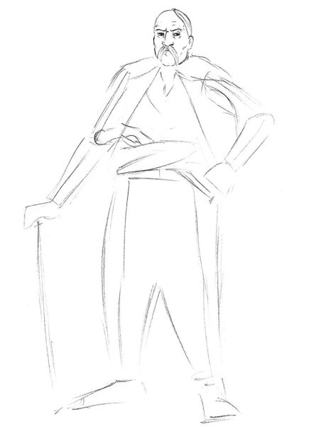 Эскизы Казаков