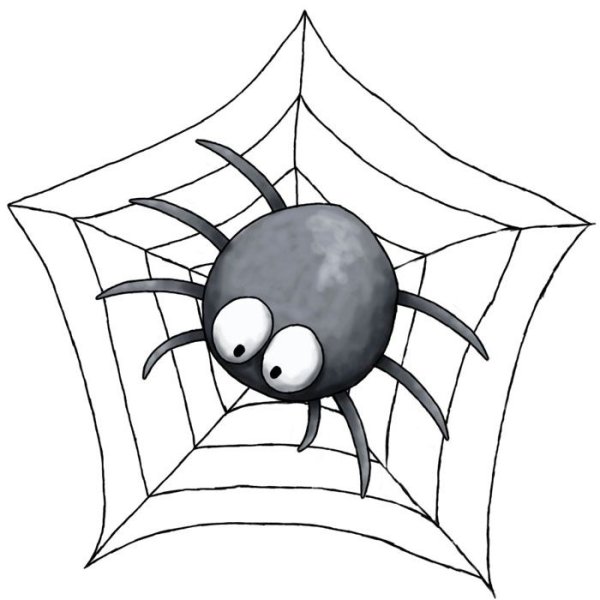 Нарисовать паука