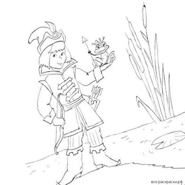 Царевич раскраска