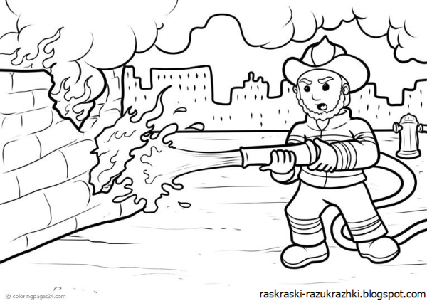 Противопожарная безопасность карандашом