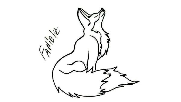 Как рисовать лису пошагово