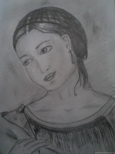 Бедная Лиза карандашом