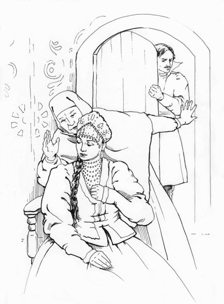 Карамзин Наталья Боярская дочь иллюстрации