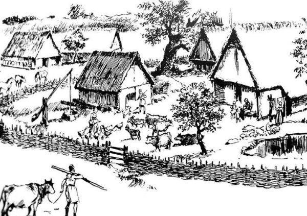 Крестьянский двор 16 век