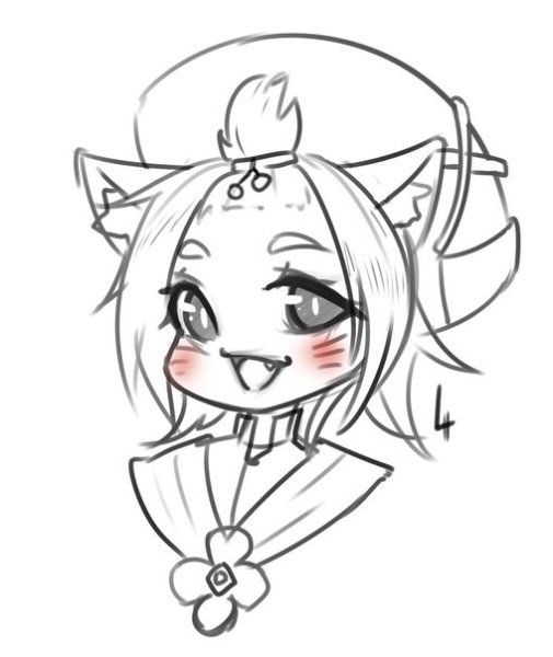 Лёгкие рисунки Геншин Импакт