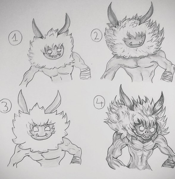 Геншин Импакт зарисовки