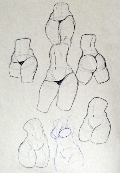 Женская фигура для рисования