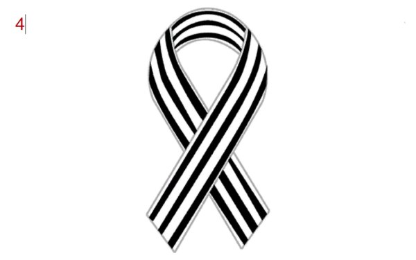 Георгиевская лента нарисова