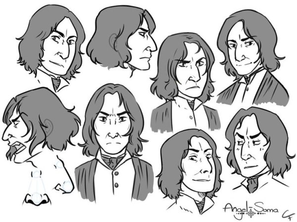 Северус Снейп портрет