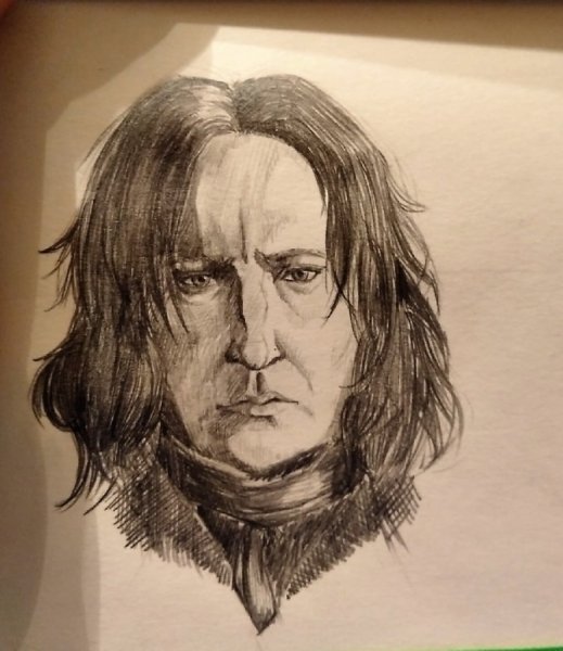 Снейп портрет Гарри Поттер