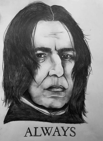 Гарри Поттер Снегг рисунки