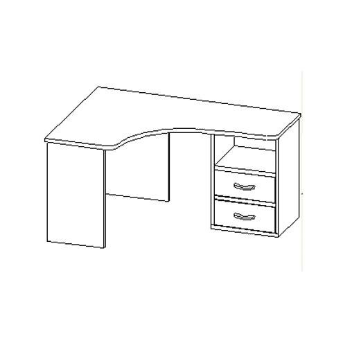 Компьютерный стол карандашом