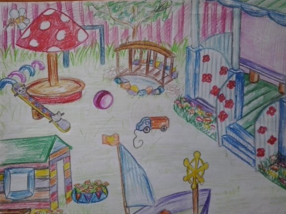 Рисунок на тему детский сад