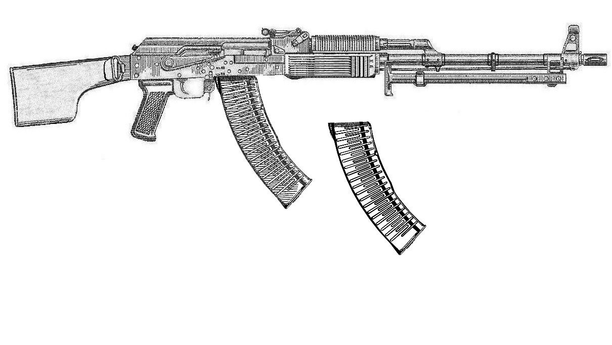 Распечатка автоматы. РПК-74 чертеж. РПК пулемёт Калашникова. AK-103 автомат чертеж. АК 74 И РПК 74.