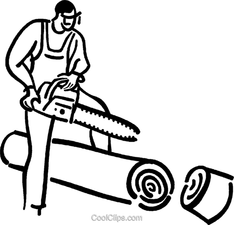 Бензопила рисунок